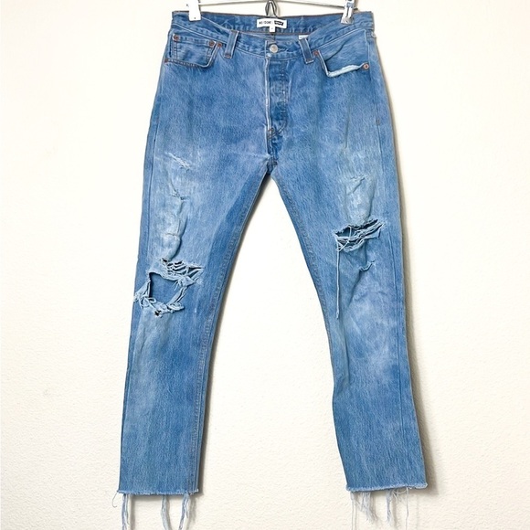 Vintage Re/Done Levi’s Distressed Jeans - Picture 2 of 7